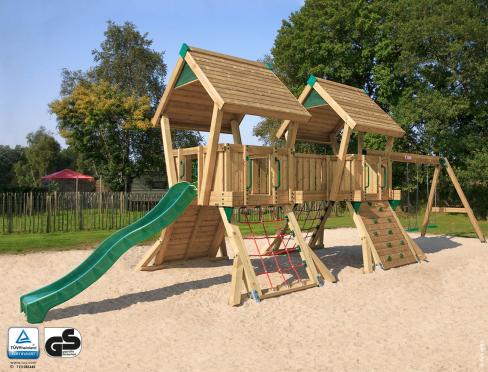 Commercial Playground with Swing • Hy-land Q4s