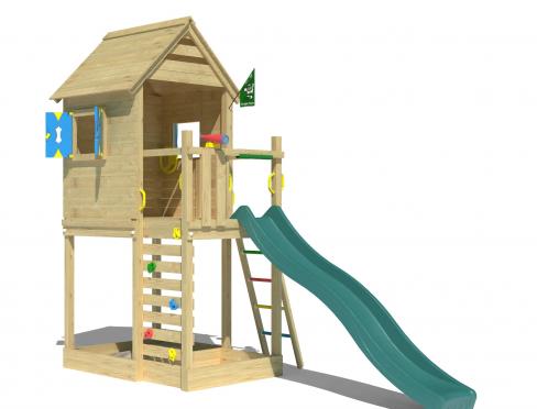 Jungle Oasis | Tower playhouse with slide