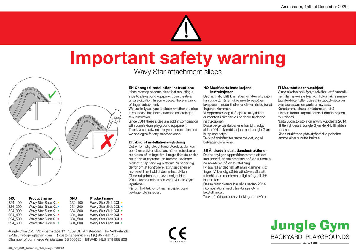 Safety Slide