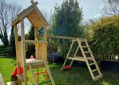 Jungle Gym Climbing Frame 2-Swing